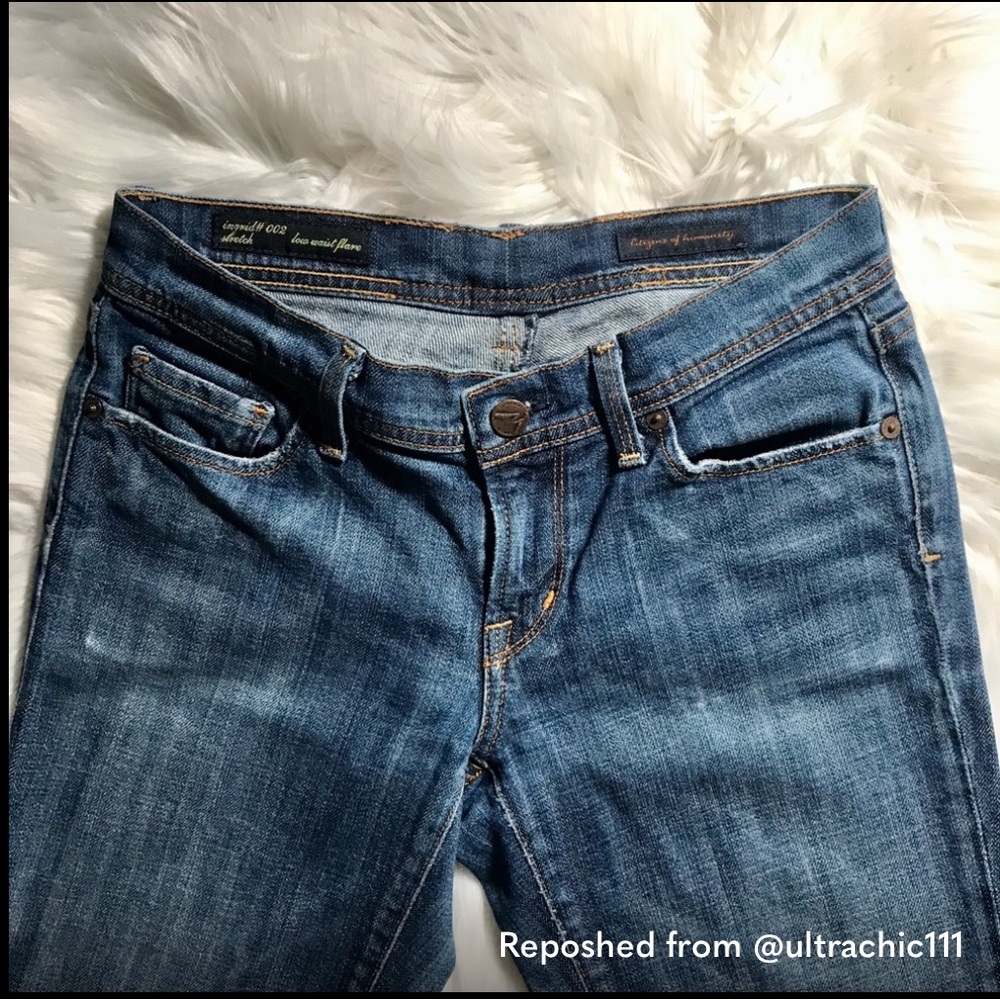 Citizens Of Humanity Dark Indigo Flare Jeans